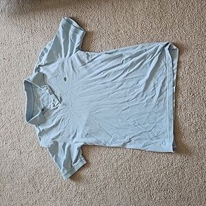 Banana Republic medium ligjt blue polo